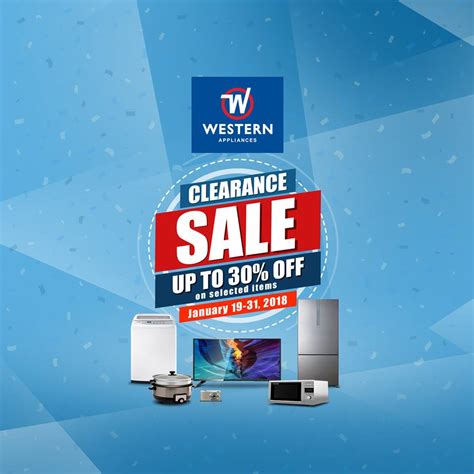 Complete your dream kitchen here. Manila Shopper: Western Appliances Clearance SALE: Jan 2018