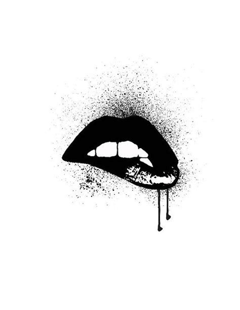 Maybe you would like to learn more about one of these? Lips print,paint drip, Lips Wall Art, Fashion Decor, wall ...