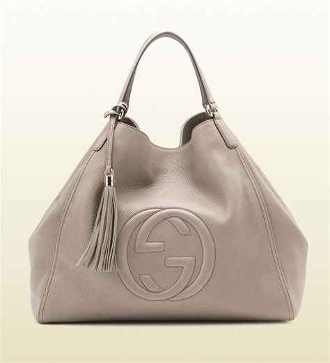 Gucci Soho Bag Fango Color Leather Shoulder Bag Gucci Purses Gucci