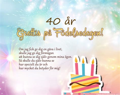 Grattis på födelsedagen 40 år bilder