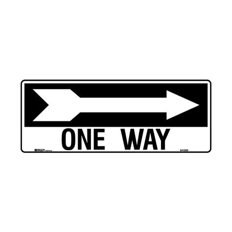 Directional Sign One Way Arrow Right