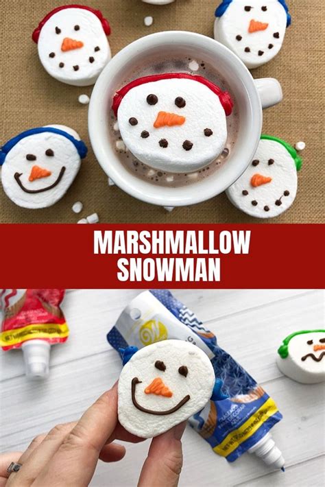 Marshmallow Snowman With Adorable Fluffy Faces Is The Ultimate Winter