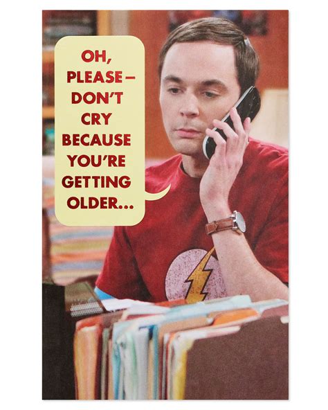 American Greetings Funny The Big Bang Theory Sheldon Birthday Card With