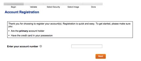 If it's your first time logging into your account, you'll need to click the register button 3. Walmart Credit Card Login | Make a Payment