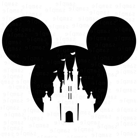 Mickey Vector Mickey Castle Disney Svg Mickey Castle Disney Diy