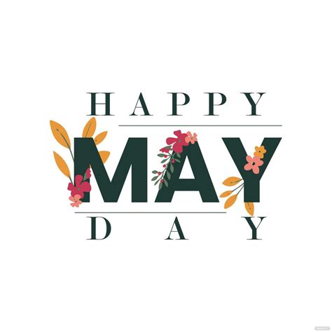 Free May Day Celebration Clipart Eps Illustrator  Png Svg