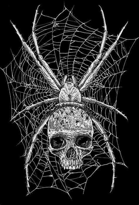 Cetanwakuwa Spider Art Spider Tattoo Skull Tattoo Flowers Art Of