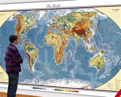 Big World Map 6xft X 10ft Map Large World Map 1900 Huge Map Of The