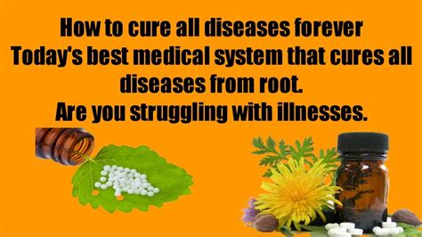 How To Cure All Diseases Forever Todays Best Medical System That