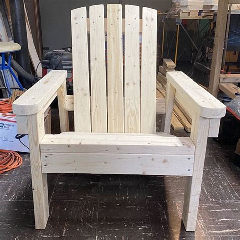Inexpensive patio furniture sets can actually be very durable. 2x4 DIY Adirondack Chair Plans - Simple Plans for a ...