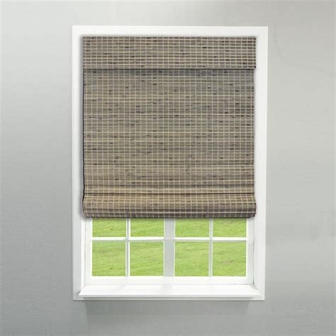 Radiance 48 Inch W X 64 Inch L Driftwood Flatweave Bamboo Cordless