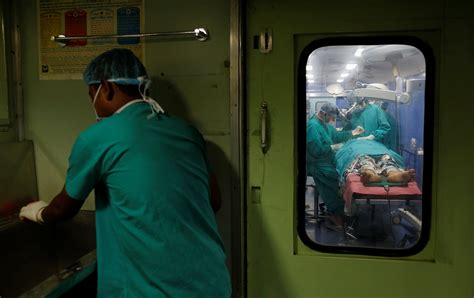 Hope Trundles Into Remote Hamlets On Indias Hospital Train News India Times