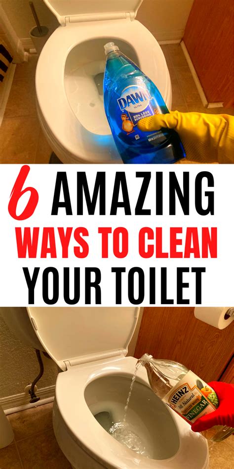 6 amazing ways to clean your toilet toilet cleaning hacks diy cleaning hacks cleaning