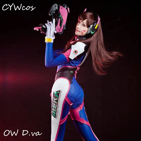 ow game dva cosplay d va sexy jumpsuit cosplay costume d va outfits costumes jumpsuits gloves
