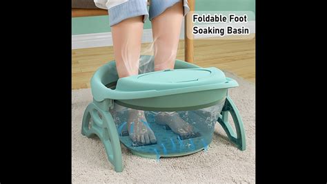 Foldable Foot Soaking Basin Youtube