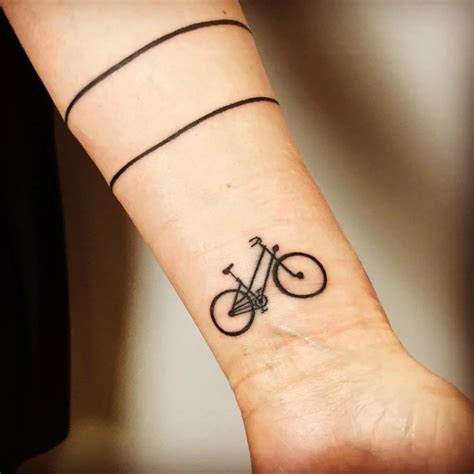 50 Cool Bicycle Women Tattoo Ideas To Make A Style Statement