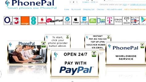 Setting up a personal paypal account is pretty straightforward. Mobile phone top up with PAYPAL! O2, 3 MOBILE, VODAFONE ...