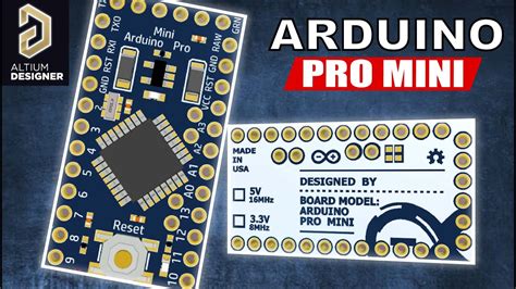 Arduino Pro Mini Schematic Pcb Layout Altium Designer Youtube
