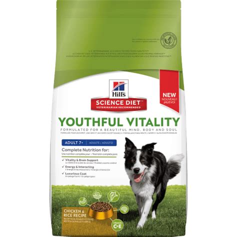 Vitality lamb & beef dog food is enriched with omega magic oil blend to give your dog the full #vitalityexperience for a healthier skin, thick and lustrous coat! Hill's® Science Diet® Youthful Vitality Adult 7+ Chicken ...