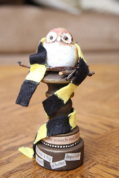 Hufflepuff Owl By Jillybeans Harry Potter Crafts Nerd Crafts