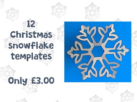 Easy Christmas Snowflake Template 12 Free Printable Snowflake