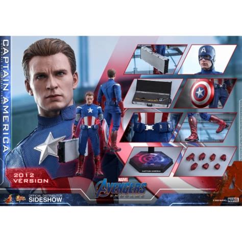 Hot Toys Avengers Endgame Captain America 2012 Version 16 Scale Action