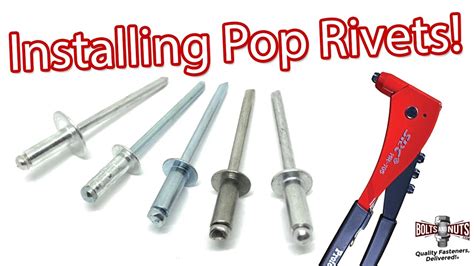 Blind Pop Rivets Explained And How To Install Them Youtube