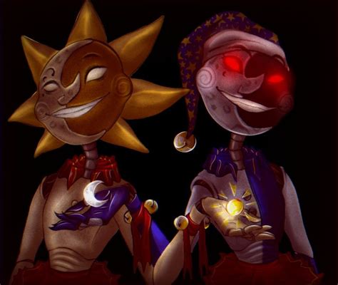 Sun And Moon 🌓 Fnaf Drawings Nightmares Art Anime Fnaf