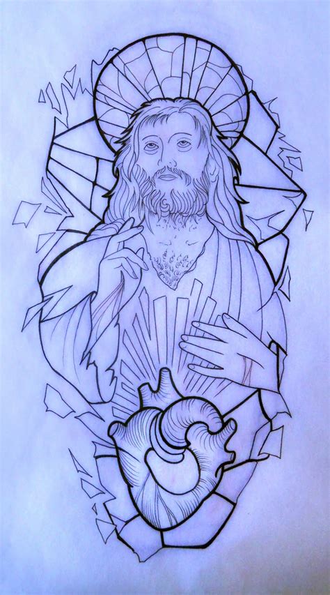 Pin By Jennifer Wong On Illustration Jesus Tattoo Tattoo Drawings
