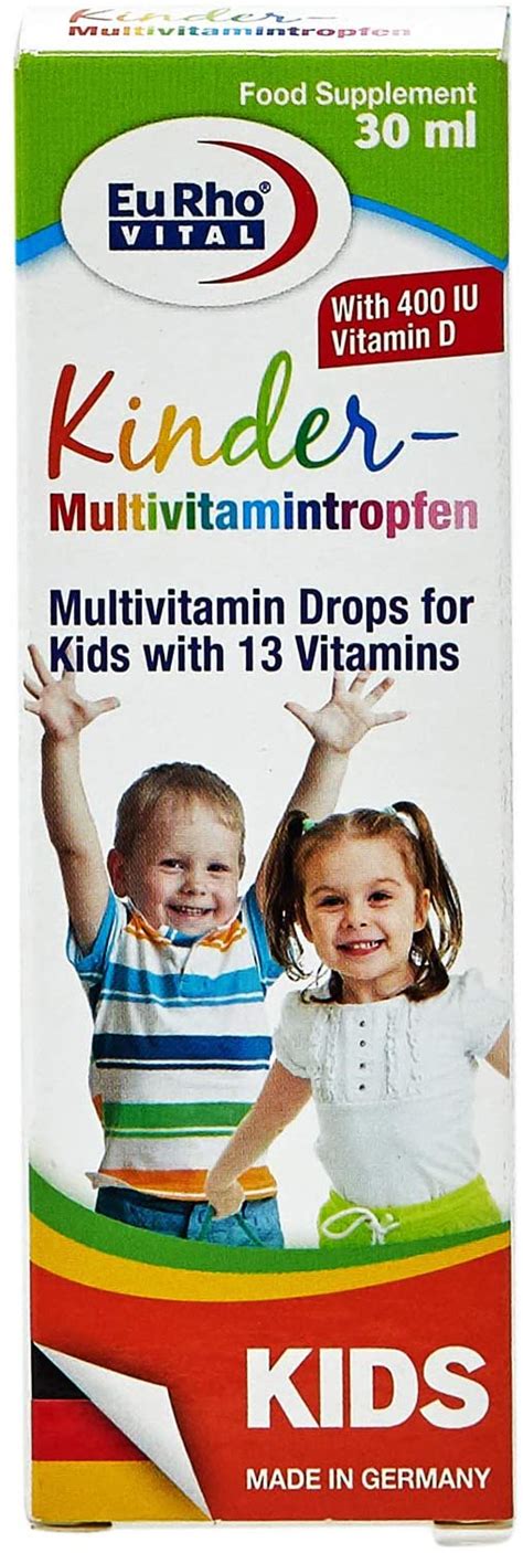 Eurho Vital Drop Kinder Multivitamintropfen 30 Ml Shefaa Pharmacy