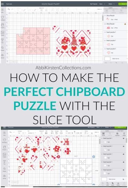 How To Make The Perfect Chipboard Puzzle With The Slice Tool Good