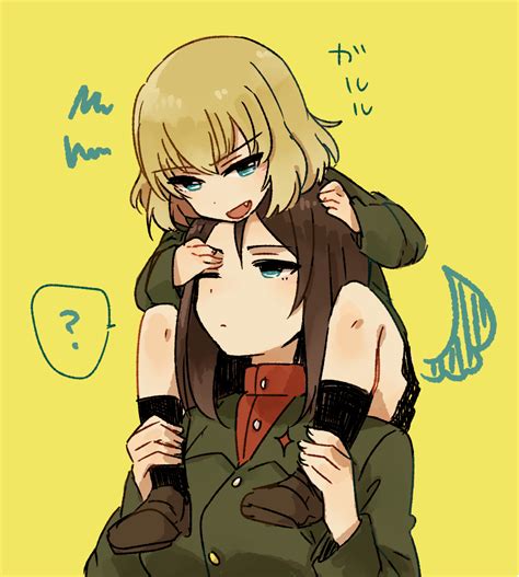 Katyusha And Nonna Girls Und Panzer Drawn By Monsieur Danbooru