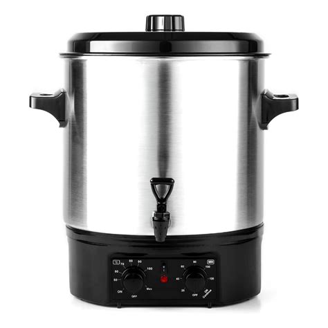 Waterbath canners are widely available at stores, but you can use any big pot thathas a lid, but it must be deep enough for the water to cover. 27l European Electric Canning Pot Electric Water Bath ...