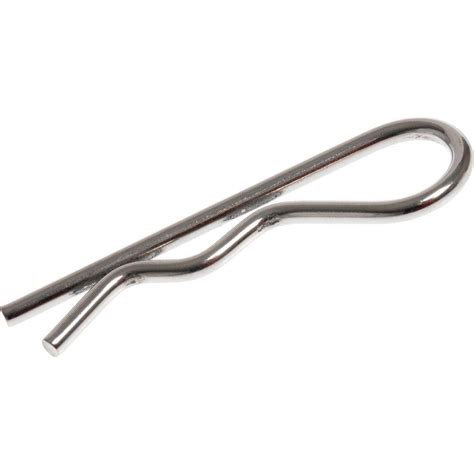 Hillman 0072 In X 1 78 In Stainless Steel Hitch Pin Clip 12 Pack