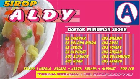 Gambar Desain Banner Es Campur Template Grafis Gambar Spanduk di