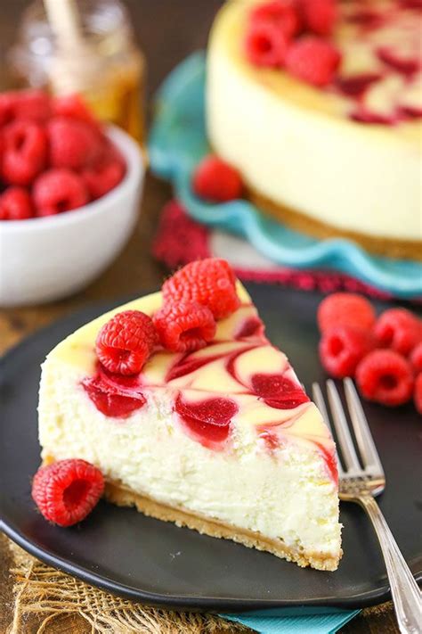 This raspberry lemonade cheesecake recipe is one of our favorite lemon cheesecake recipe to make. Raspberry Goat Cheese Cheesecake Recipe | Swirl Cheesecake ...