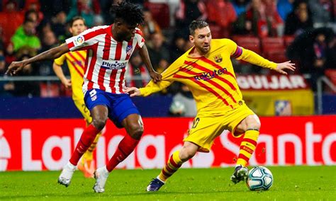 Barcelona host leaders atletico madrid on a pivotal weekend in the la liga title race as real madrid play sevilla. Atletico Madrid 0-1 Barcelona - 1.12.2019 - FootyHeroes.com