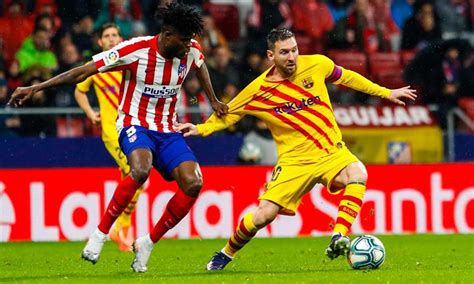 El atlético de madrid consigue una gran victoria contra el fc barcelona en el wanda metropolitano gracias al gol en la primera parte de carrasco. Atletico Madrid 0-1 Barcelona - 1.12.2019 - FootyHeroes.com