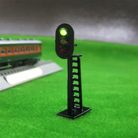 Model Railway 3 Light Signals Greenyellowred Scale Traffic 3v Ledxp
