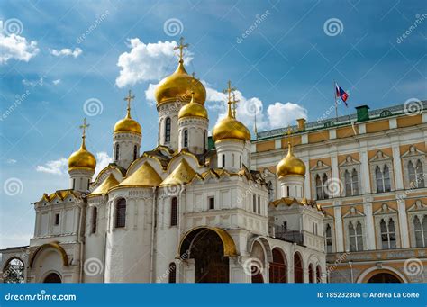 Assumption Cathedral In Moscow Kremlin Russia Stock Photo Image Of