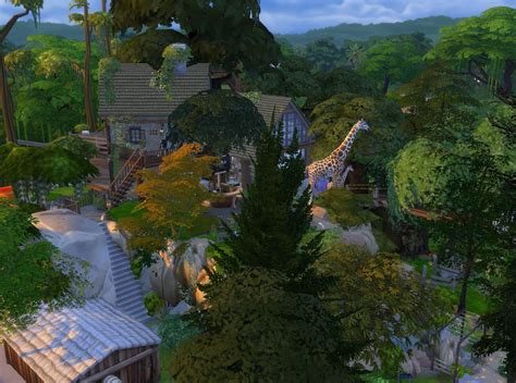 Mod The Sims Jungle Adventure All In One Lot Jungle Adventure
