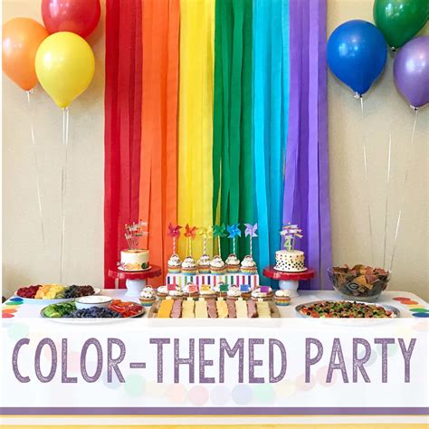 Party Color Themed - Crafting Cheerfully