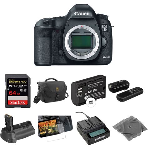 Canon Eos 5d Mark Iii Dslr Camera Body Deluxe Kit Bandh Photo