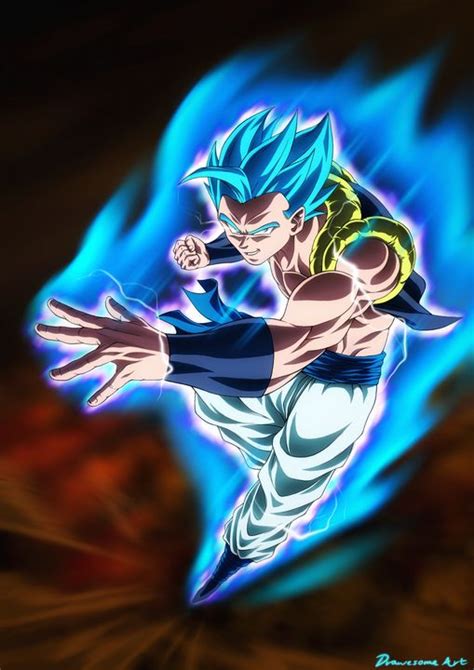 Here you will begin drawing out the thick eyebrows, and then draw in the shapes of both the eyes. Dargoart Drawing Of Gogeta. / Drawing Gogeta SUPER SAIYAN BLUE - YouTube - Today we will show ...