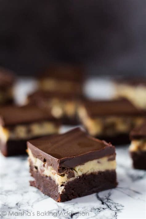 Chocolate Chip Cookie Dough Brownies Marshas Baking Addiction