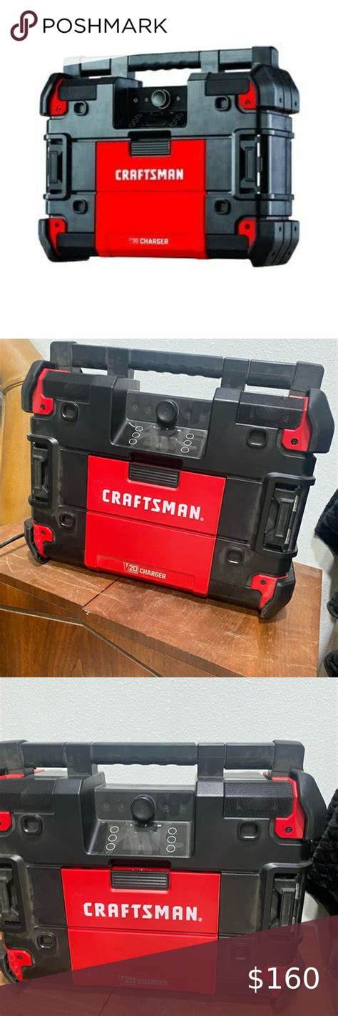 Craftsman Versastack Water Resistant Cordless Jobsite Radiocharger In