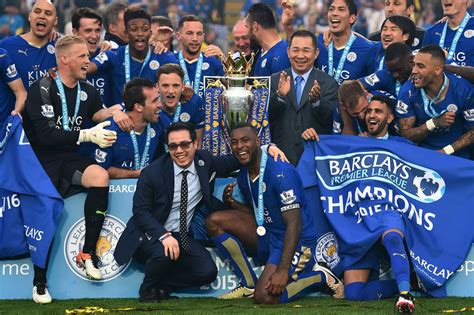 Leicester City Premier League Trophy Presentation Mirror Online