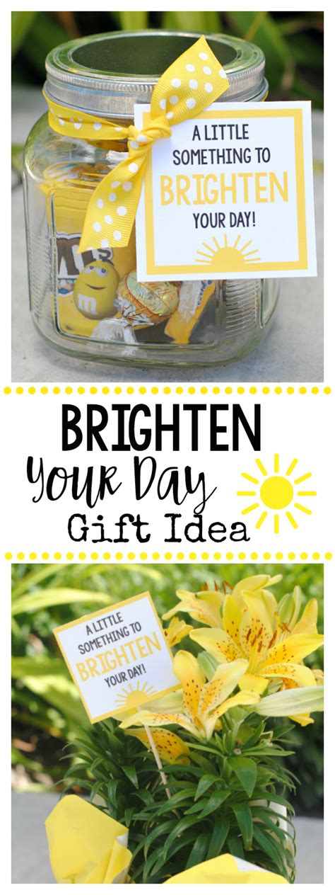 The following examples show the simple but effective messages you can send to someone going through a difficult experience. Cheer up Gifts: Brighten Your Day Gift Idea - Fun-Squared