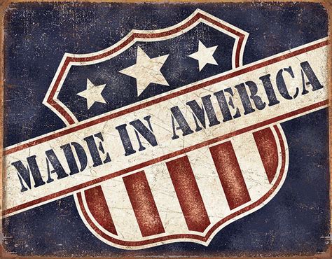 Made In America Tin Signs
