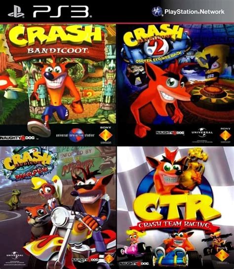 Crash Bandicoot Pack De Juegos Original Ps3 123crt Cuotas Sin